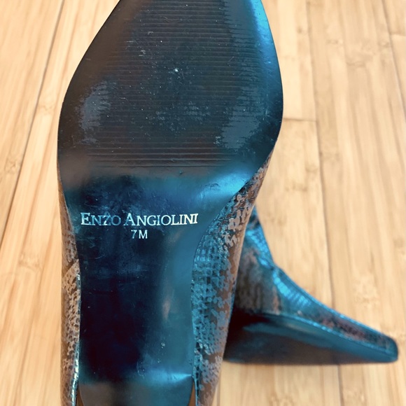 Mid-Calf Snakeskin Print Booties - Picture 5 of 6